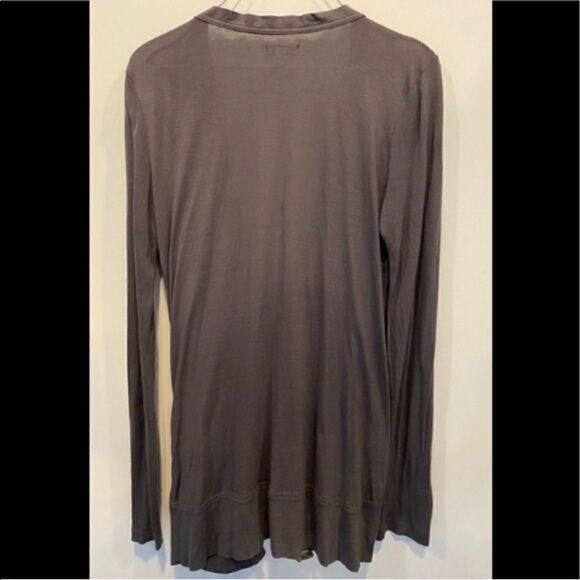 Foley and Corinna Soft Ruffled Button Cardigan Top M - Picture 3 of 4